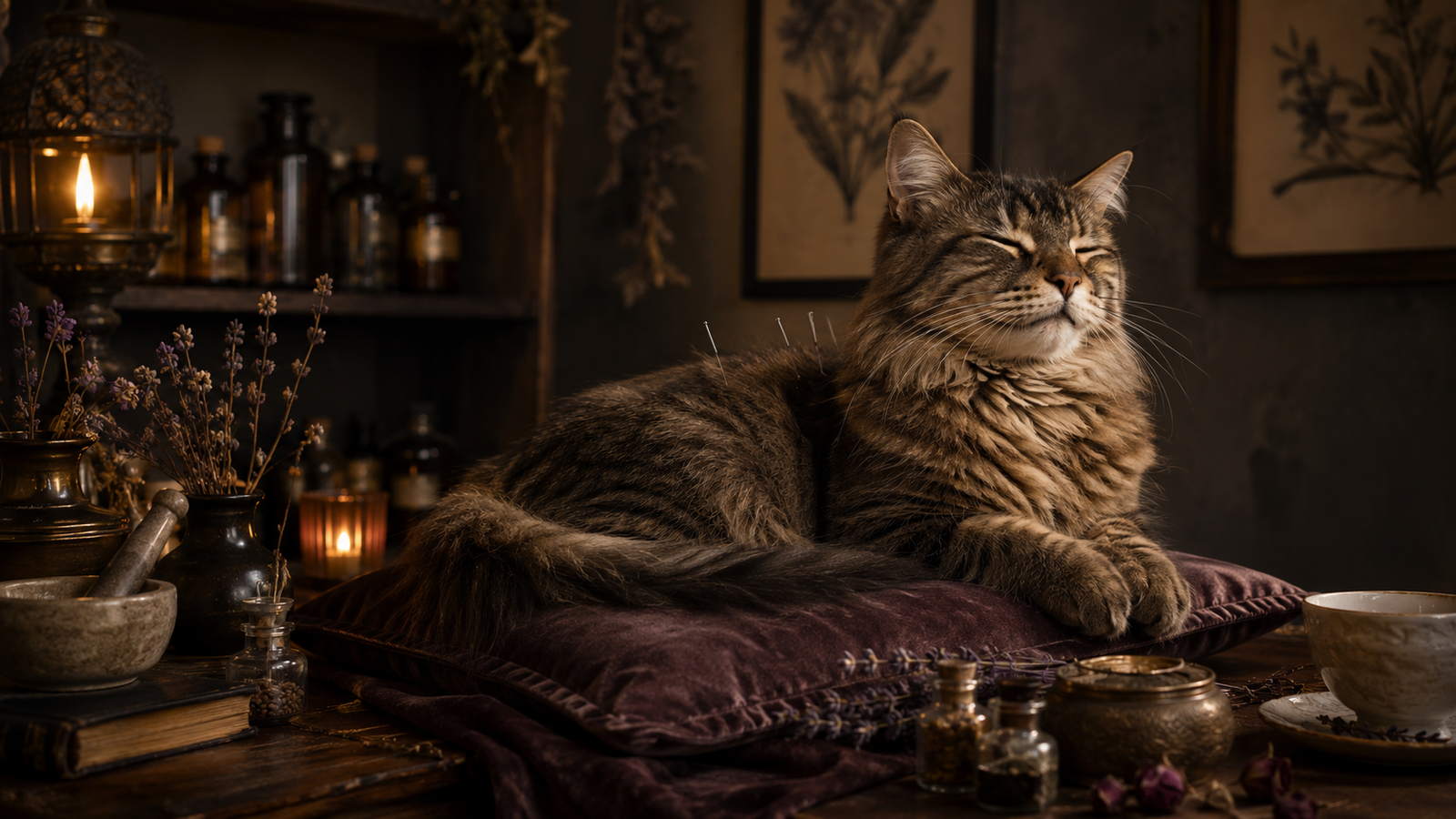 Qui peut pratiquer l’acupuncture chez le chat ?